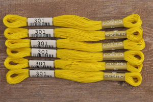 Мулине COSMO однотонный цвет  301       . Арт 25-6/301       