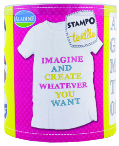 Набор текстильных штампов "Заштрихованный алфавит". Арт 05261