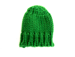 Шапка для игрушек вязаная 8 см, цв. зелёный		. Арт 26670