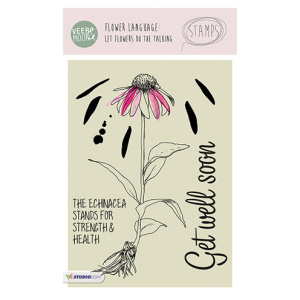 Набор прозрачных штампов Stamp Clear VEER & MOON "Язык цветов: Эхинацея". Арт 1528806
