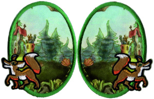 Термоаппликации HKM "Лисицы 2". Арт 32805SET/S