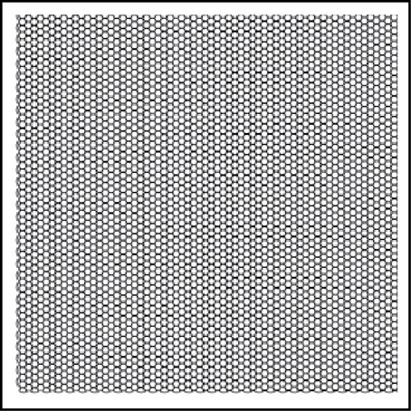 Штамп силиконовый "Медовые соты". Арт WTK135