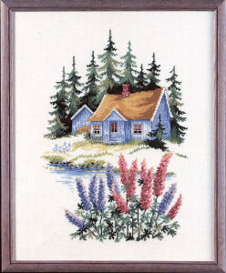 Набор для вышивания "Люпины". Арт 76400