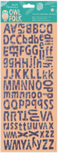Наклейки "Алфавит" Owl Folk. Арт PMA806101
