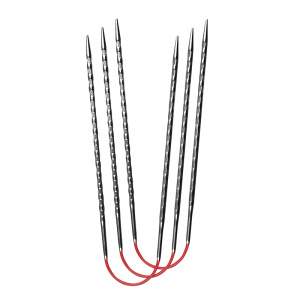 Спицы металлические круговые супергладкие c квадратным кончиком addiCrasyTrioNovel Long №7, 30 см. Арт 770-2/7-30