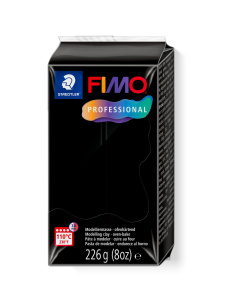 Полимерная глина FIMO "Professional", 454 г, цвет черный. Арт 8042-9/8041-9