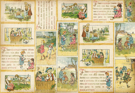 Бумага упаковочная "Птички", рисовая, 48 х 33 см. Арт DFS178                  