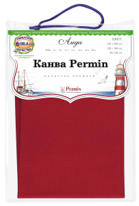 Канва в упаковке Aida 14 ct, 65 х 50 см, цвет №30 . Арт 357/50/30