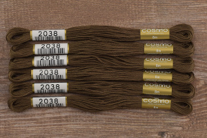 Мулине COSMO однотонный цвет  2038      . Арт 25-6/2038      