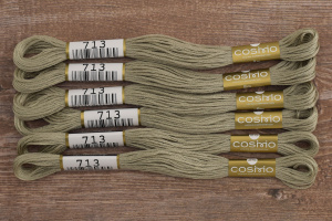 Мулине COSMO однотонный цвет  713       . Арт 25-6/713       