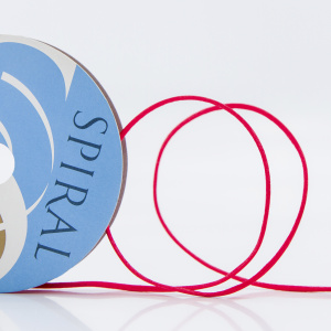 Шнур атласный мини-рулон, 1,5 мм, 4,5 м, цвет 14, красный. Арт P00470-1,5мм-14         