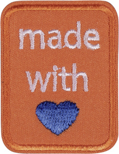 Термоаппликация "Сделано с любовью". Арт 42740