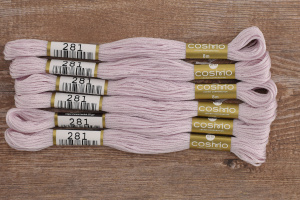 Мулине COSMO однотонный цвет  281       . Арт 25-6/281       