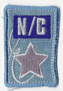 Термоаппликация HKM "Нашивка N/C". Арт 33761/1SB