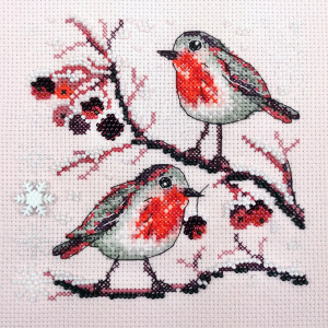 Набор для вышивания  "Зимние ягодки". Арт 13.003.38