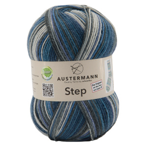 Пряжа Step, 75% шерсть, 25% полиамид, 420 м, 100 г. Арт 97689-0274