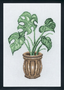 Набор для вышивания "Монстера". Арт 92-7447