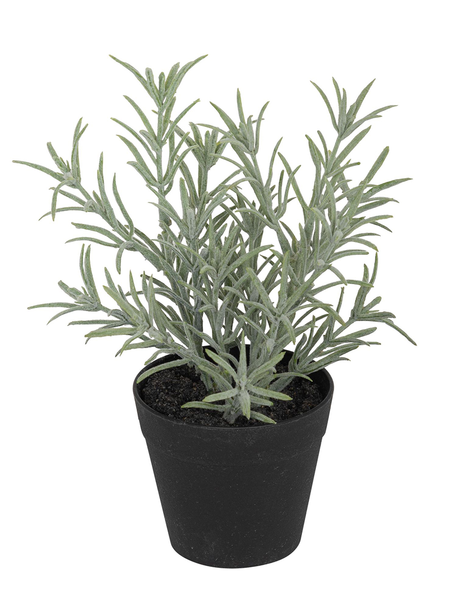 Цветок декоративный в кашпо "Лаванда". Арт 106284-801