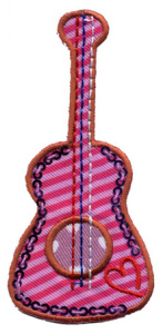 Термоаппликация HKM "Гитара". Арт 31186/1SB