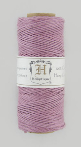 Шнур из пеньки HEMPTIQUE на катушке #20 - 1 мм, 62 ,5 м, 50 г. Арт HS20CO-LTPNK            