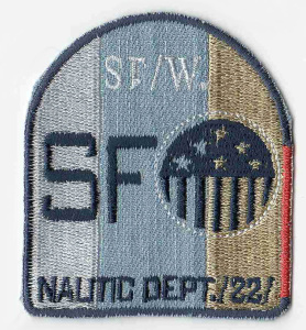 Термоаппликация HKM "Эмблема SF". Арт 33787/1SB