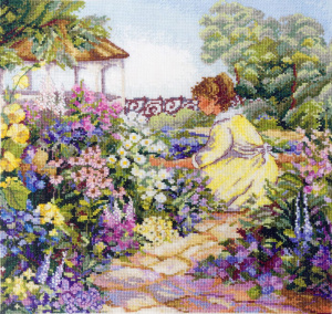 Набор для вышивания "Садовница" . Арт 08.004.04