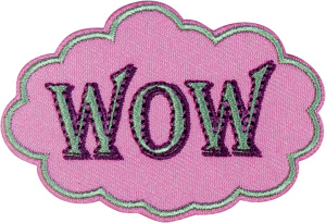 Термоаппликация "Wow". Арт 42778