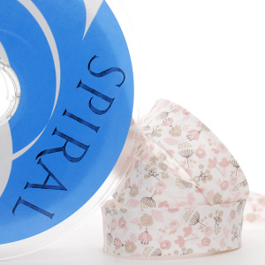 Косая бейка с рисунком SAFISA, арт.6586, 20 мм, 20 м, цвет 01. Арт 6586-20мм-01