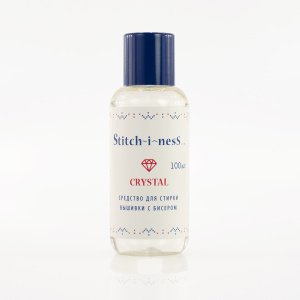 Средство "Stitch-i-nesS" CRYSTAL для стирки вышитых изделий с бисером и украшениями, 100 мл. Арт 005100