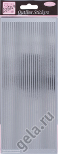 Набор объемных наклеек "Сверкающие полоски". Арт ANT8101017              