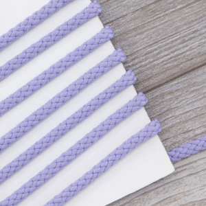 Шнур PEGA полиэстровый, цвет светло-сиреневый, 6,0 мм. Арт 842949700L1602