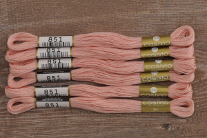 Мулине COSMO однотонный цвет  851       . Арт 25-6/851       