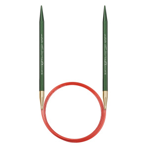 Спицы металлические круговые супергладкие addiChristmas, №6, 120 см.. Арт 705-2/6-120