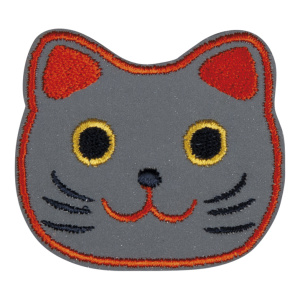 Термоаппликация "Кошка с оранжевым контуром". Арт 39198