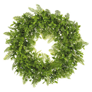 Венок декоративный "Листья папоротника". Арт 108477-800
