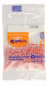 Бисер Preciosa №10, 5 г., цвет №37398 светло-розовый жемчужный. Арт G 37398