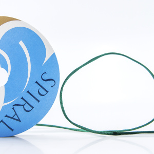 Шнур атласный мини-рулон, 1,5 мм, 4,5 м, цвет 43, морская волна. Арт P00470-1,5мм-43         