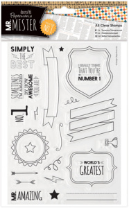 Набор штампов "Текст" Mr Mister . Арт PMA907233