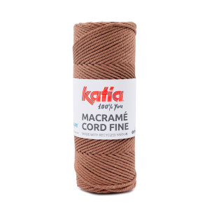 Пряжа Macrame Cord Fine, 50%  переработанный хлопок, 50% переработанный полиэстер, 220 г, 100 м. Арт 1271.214