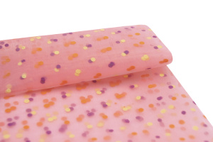 Органза в горошек. Арт 28438