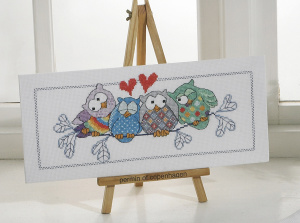 Набор для вышивания "Совы". Арт 92-4516
