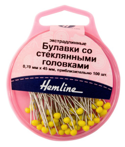 Булавки для квилтинга со стеклянными головками. Арт 703.100                 