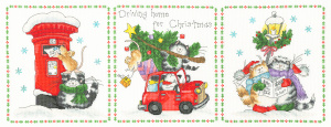 Набор для вышивания "Driving Home For Christmas". Арт XMS37