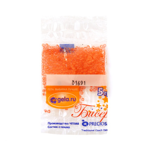 Бисер №10, 5 г., цвет 01691. Арт G 01691