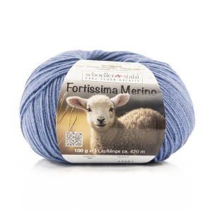 Пряжа Fortissima Merino 4-fach, 75% шерсть, 25% полиамид, 420 м, 100 г. Арт 93042-0005