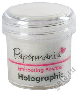 Пудра для тиснения, PAPERMANIA, голографический. Арт PMA4021002              