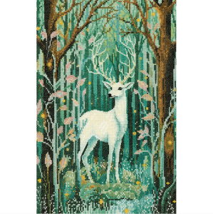Набор для вышивания "Белый олень". Арт ESWH1751E
