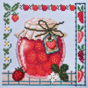 Набор для вышивания  "Клубничное варенье". Арт 13.003.43