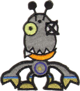 Термоаппликация HKM "Монстр с острыми зубами". Арт 32023/1SB