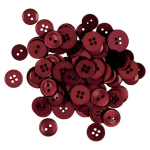 Пуговицы Favorite Findings "Бургундия". Арт 550000408               